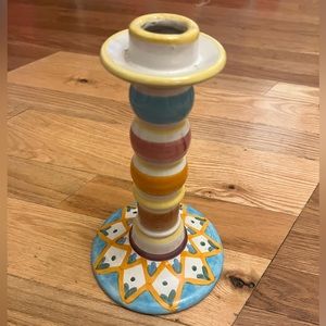 Solimene Vietri Candlestick Made in Italy pottery